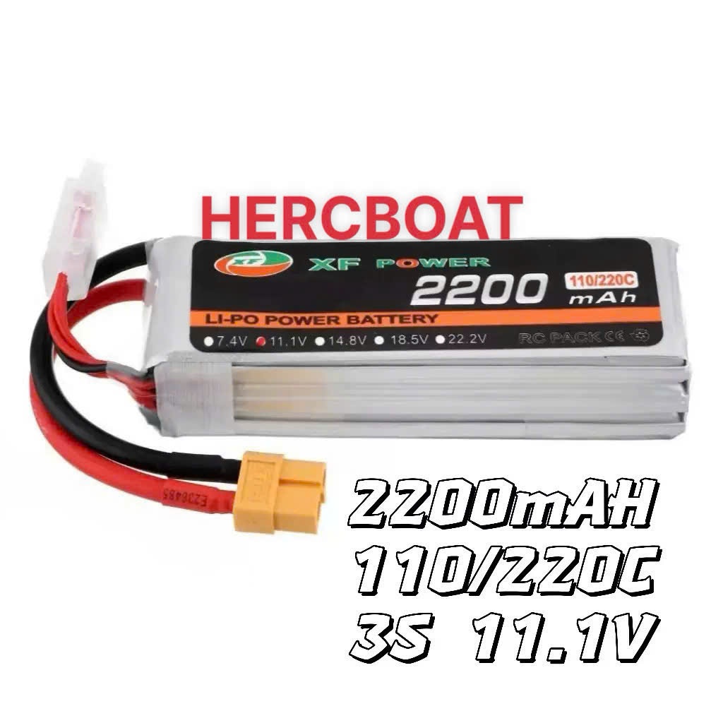 Pin XF 3s/2200mah- 110C/220C,pin lipo xả cao cho tàu,xe,đồ chơi mô hình điều khiển từ xa.