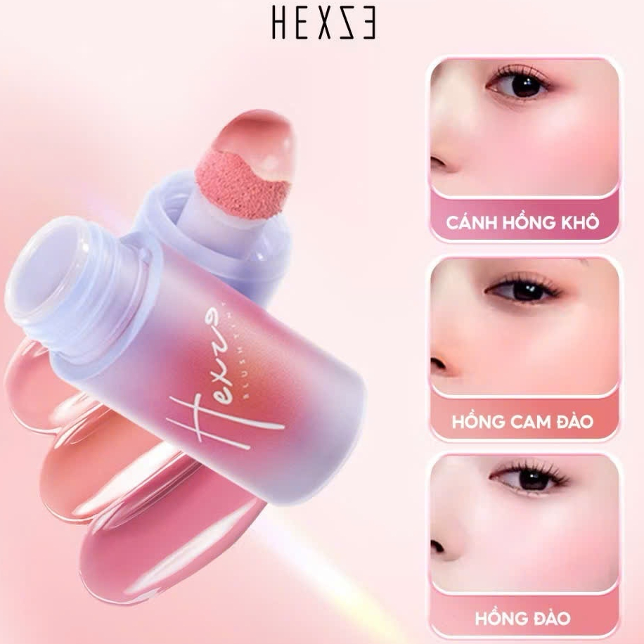 Má hồng kem HEXZE với chất kem mịn màng, lên màu đẹp và giữ màu lâu | BLINK BEAUTY
