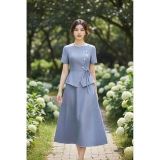 Đầm tiệc công sở cao cấp đủ size có túi