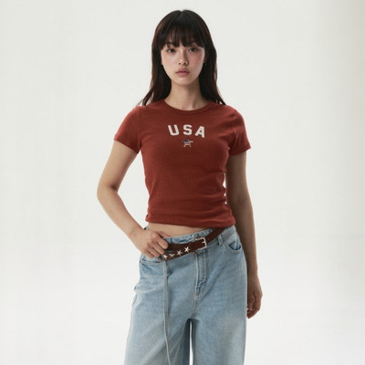 Áo Thun WHO.A.U Vintage Patch T-Shirt_WHRAG2528F