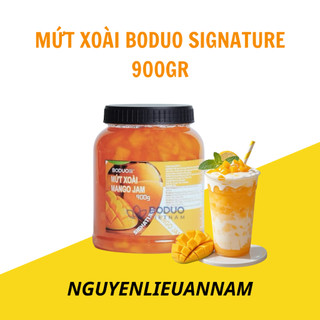 MỨT XOÀI BODUO SIGNATURE 900GR tỉ lệ hoa quả cao, hương vị thơm ngon, tự nhiên, chuyên dùng trong pha chế