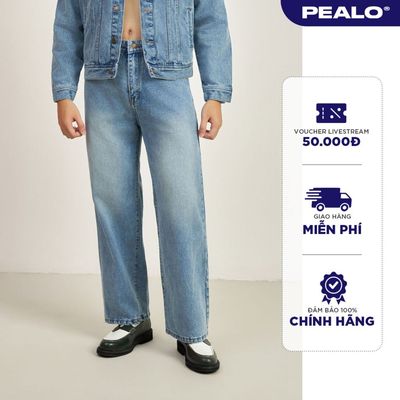 Quần Jeans nam PEALO form Straight Fit chất liệu cao cấp SPT4