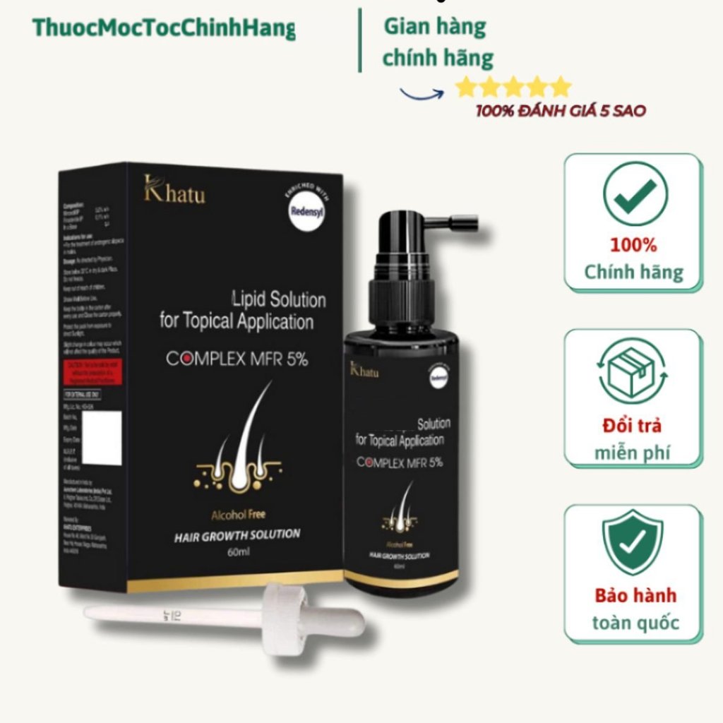[Không Cồn] Serum Khatu Complex MFR mọc tóc Redensyl KhaTu , Morr F5, F5 PRO (60ml) Dưỡng Tóc Chăm S