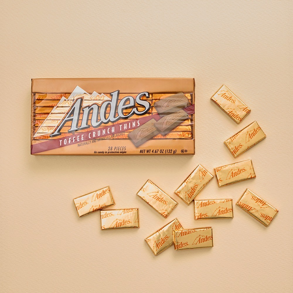 Socola Andes vị Bơ Caramen 132g – Andes Toffee Crunch Thins