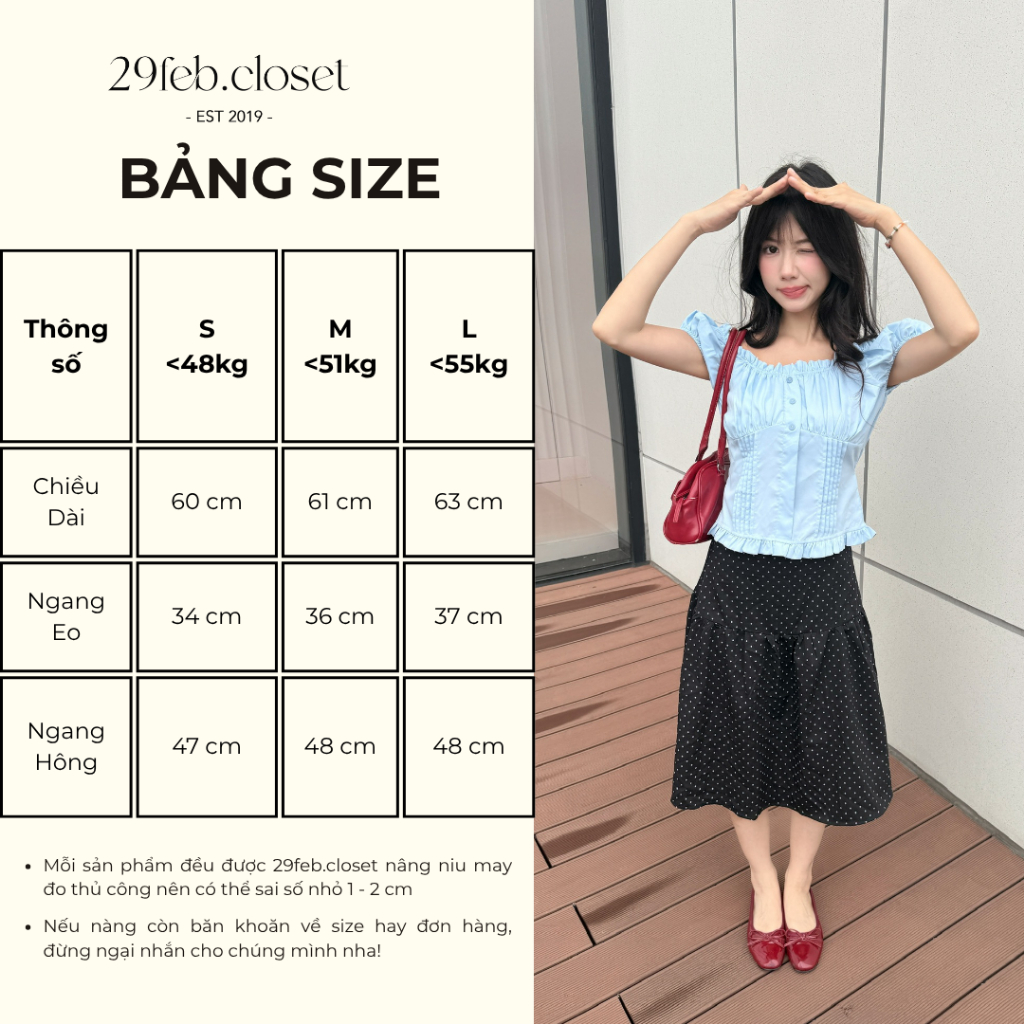 Chân váy chéo chấm bi kiểu Nhật, Chân váy Sumi Skirt kaki kiểu Nhật - 29feb.closet - CV77 | BigBuy360 - bigbuy360.vn