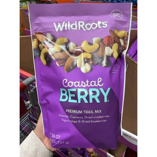 🌰🥜🫘🍇🍒🫐 Hạt Và Trái Cây Sấy Khô Mix Tổng Hợp Các Loại Cao Cấp Của Mỹ WildRoots Coastal Berry Trail Mix Gói 737G USA