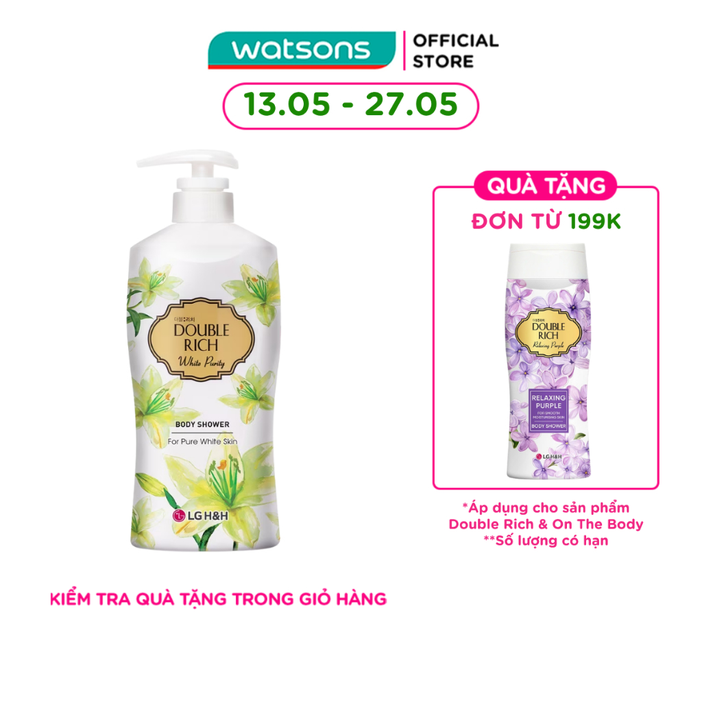 Sữa Tắm Double Rich Hoa Lily 800g