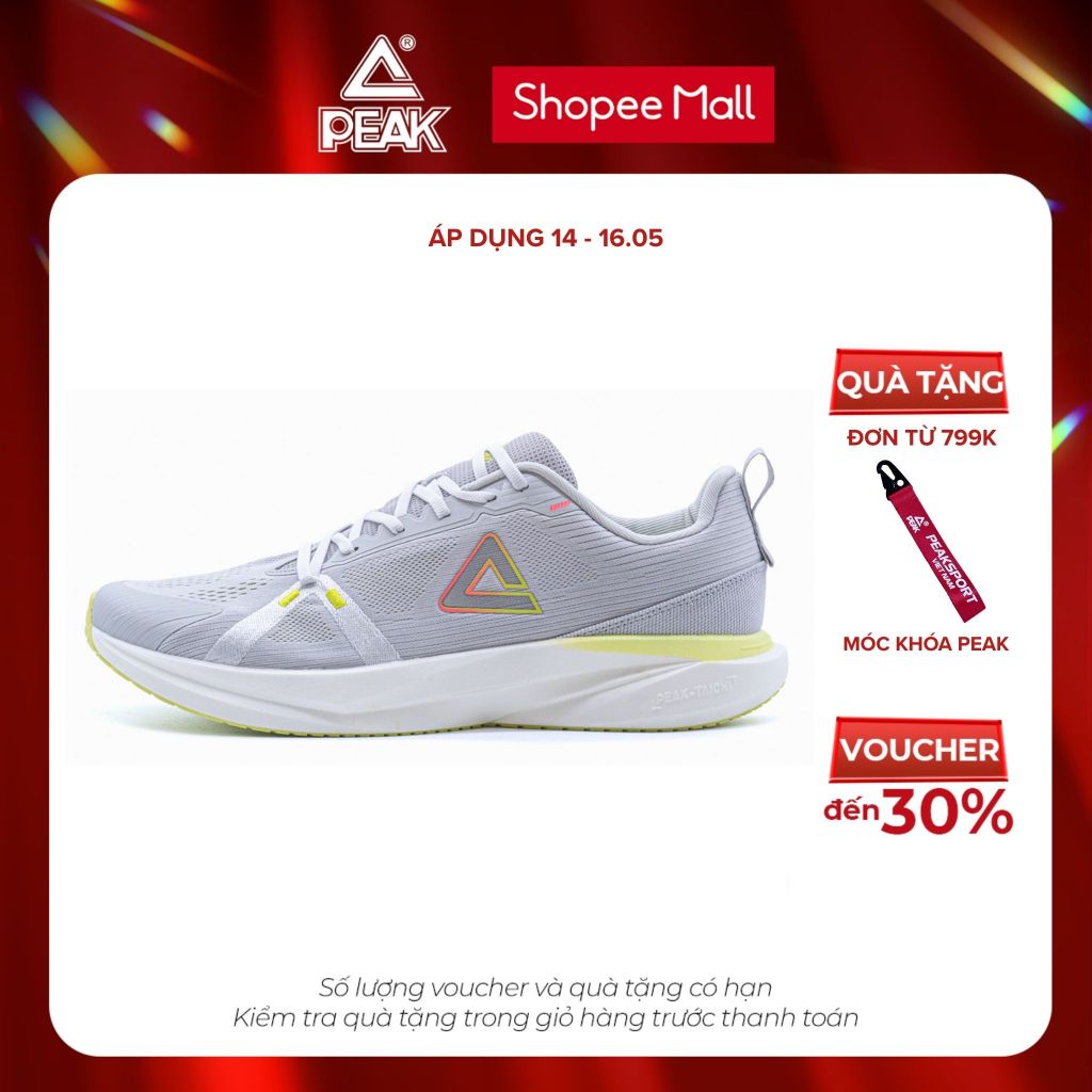 Giày Chạy Bộ Nam, Nữ PEAK Taichi Running Light Bow 006 EXT52097H EXT52098H