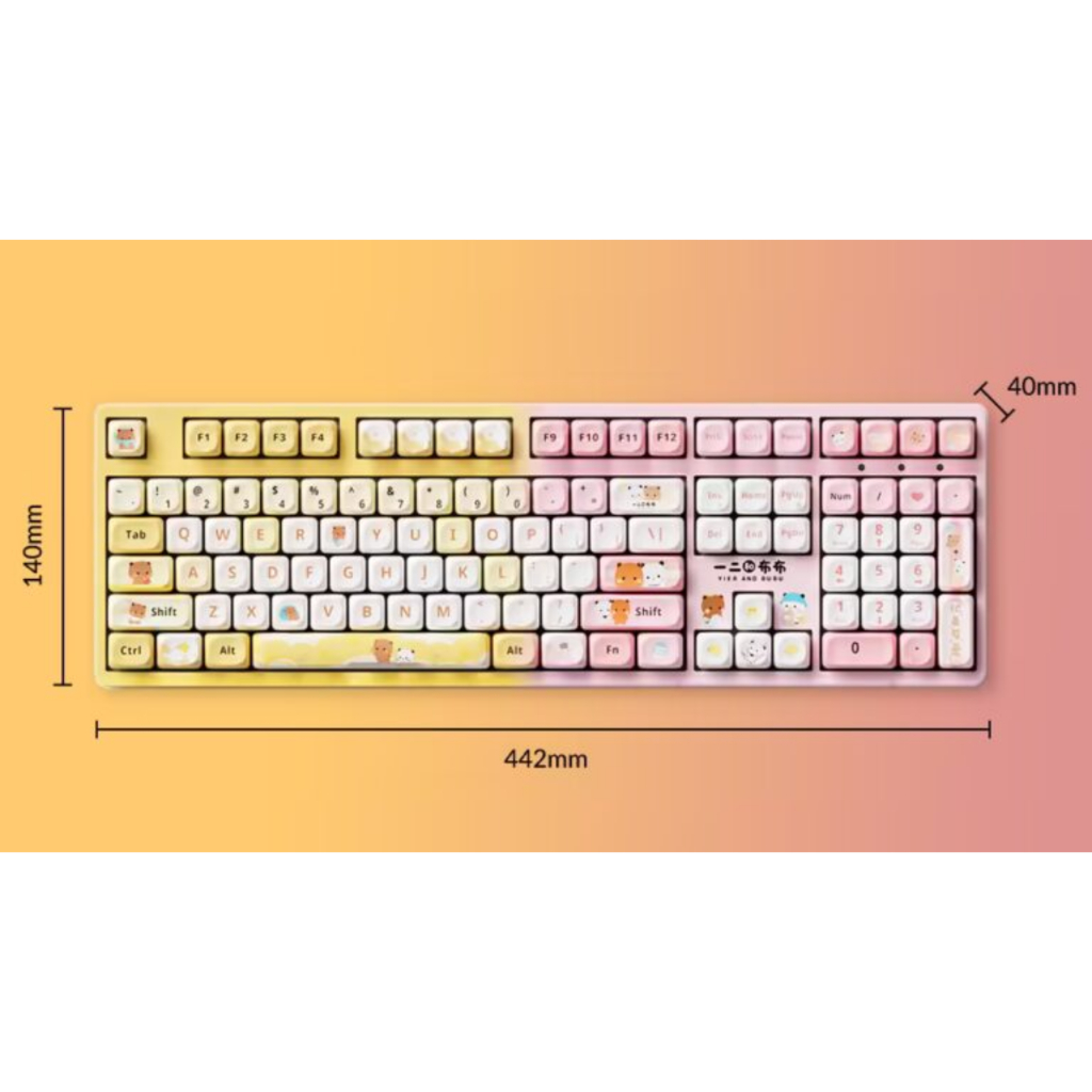 Bàn phím AKKO 3108 V3 Yier and Bubu Pink