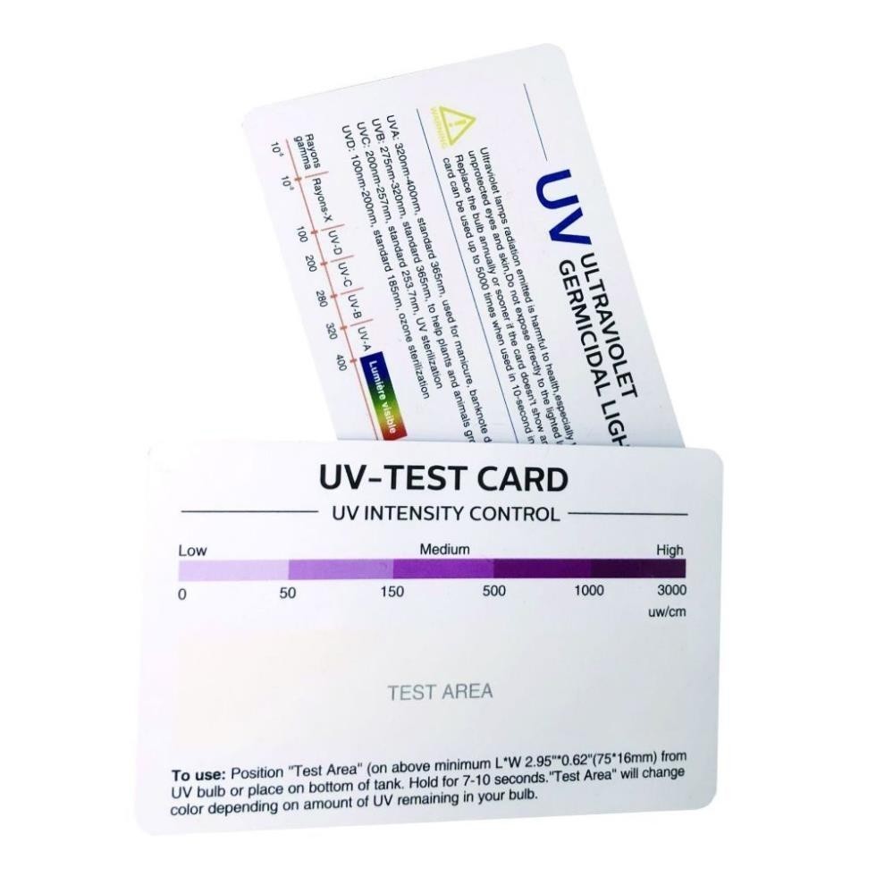 THẺ TEST TIA UV - UV TEST CARD COMBO 3 THẺ | KIỂM TRA ĐÈN UV-C, ĐÈN KHỬ KHUẨN