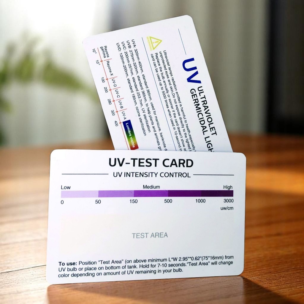 THẺ TEST TIA UV - UV TEST CARD COMBO 3 THẺ | KIỂM TRA ĐÈN UV-C, ĐÈN KHỬ KHUẨN, TIA UV