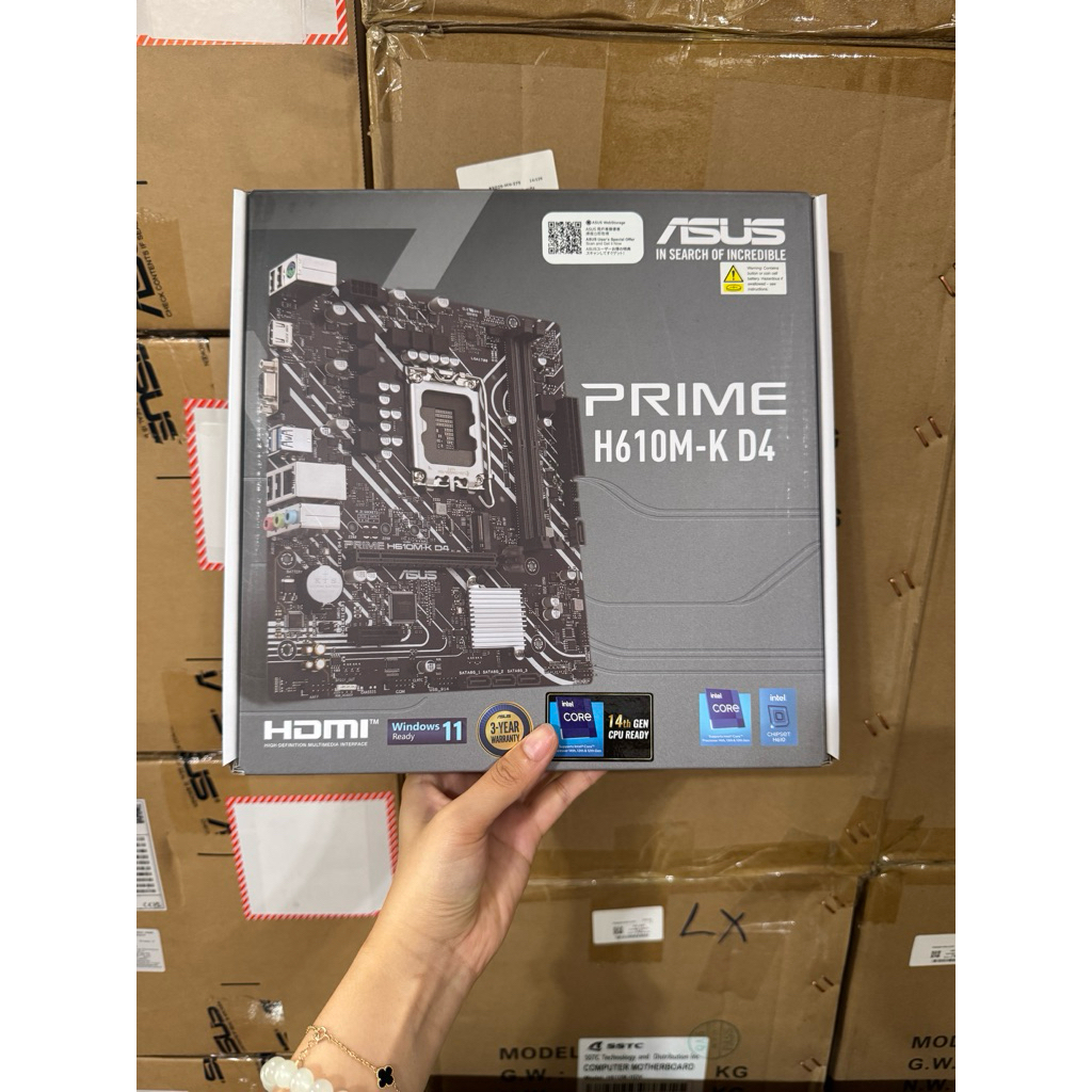 Bo mạch chủ máy tính ASUS PRIME H610M-K D4