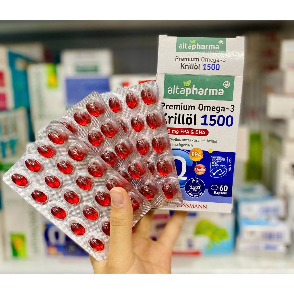 Omega dạng nhuyễn thể krill oil Altapharma