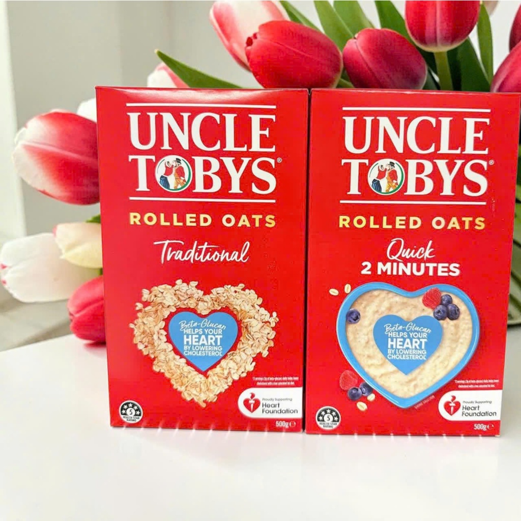 Uncle Tobys Yến Mạch Nguyên Chất 1kg Dành Cho Gia Đình