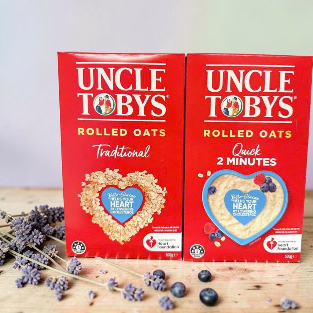 Yến Mạch Uncle Tobys 1kg Dùng Làm Bánh Nấu Cháo Pha Sữa