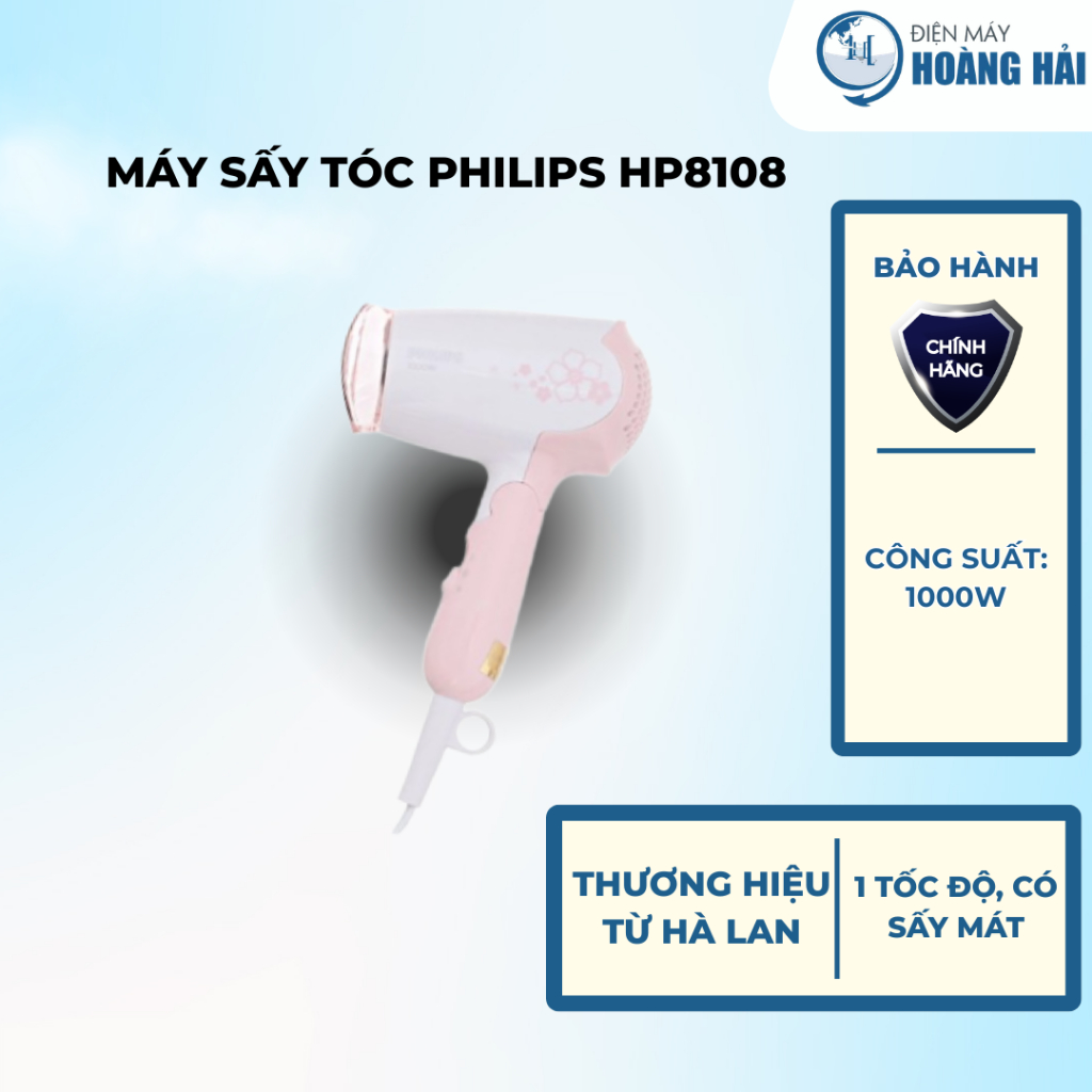 HP8108/00 | Máy sấy tóc Philips HP8108 - HÀNG CHÍNH HÃNG 100%