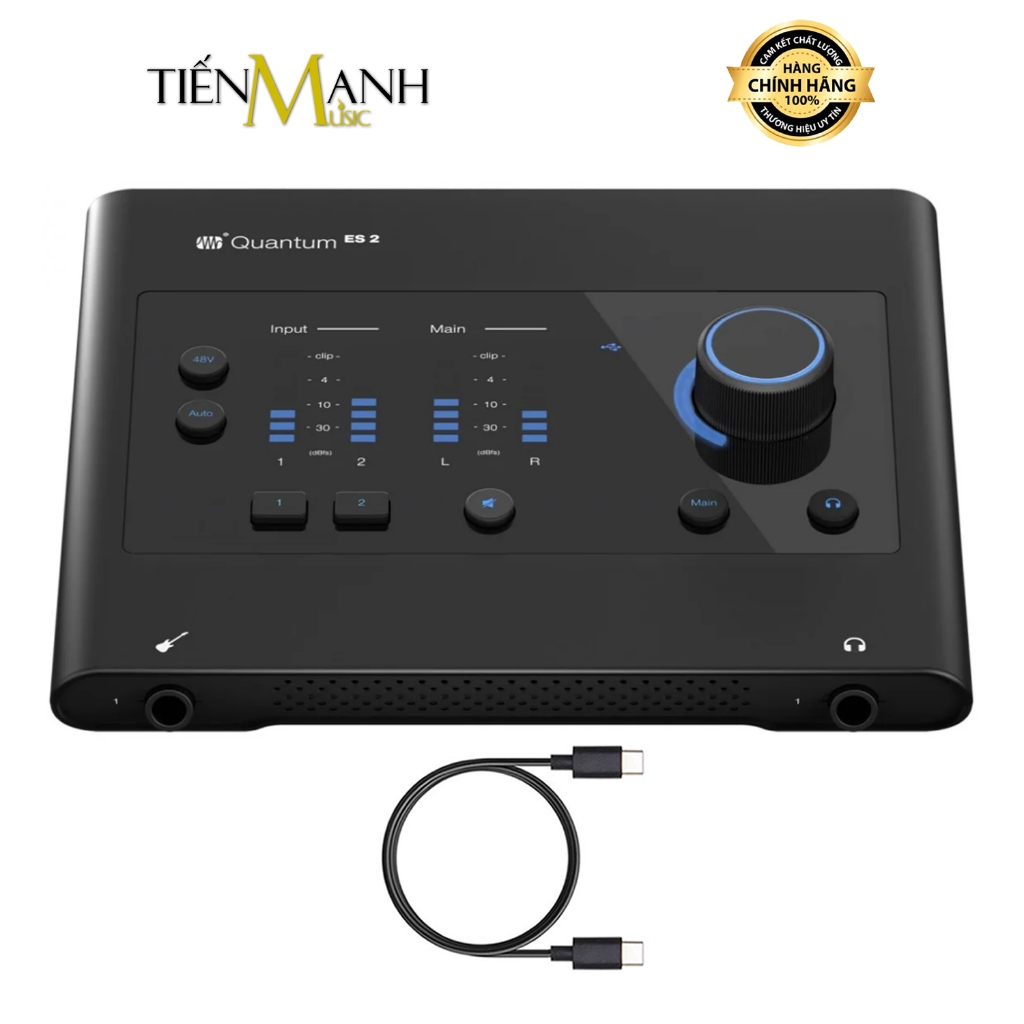 [Chính Hãng] Soundcard PreSonus Quantum ES2 USB-C Audio Interface - Sound Card Bộ Thu Âm Thanh và Li