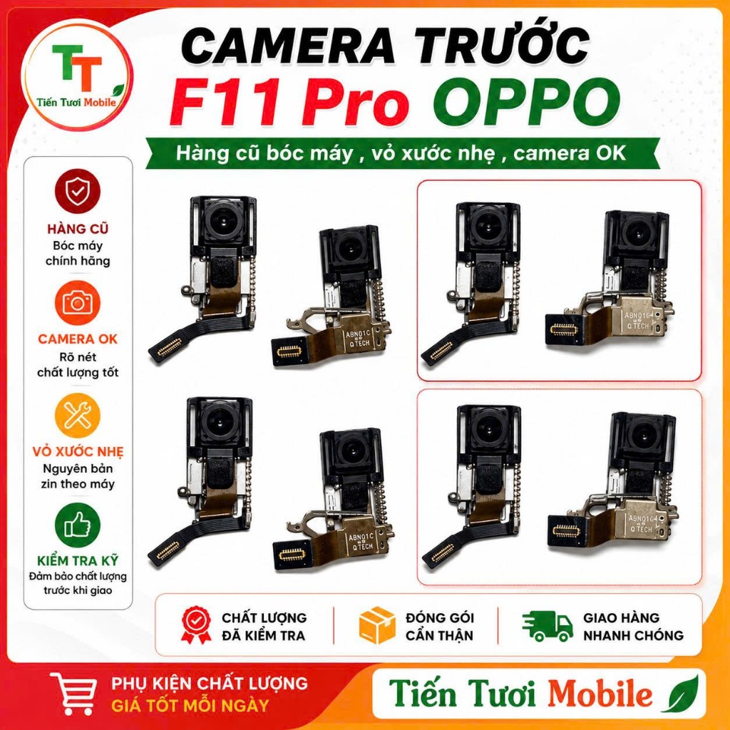 Camera trước oppo F11 Pro , hàng cũ bóc máy,vỏ cam xước phẩy