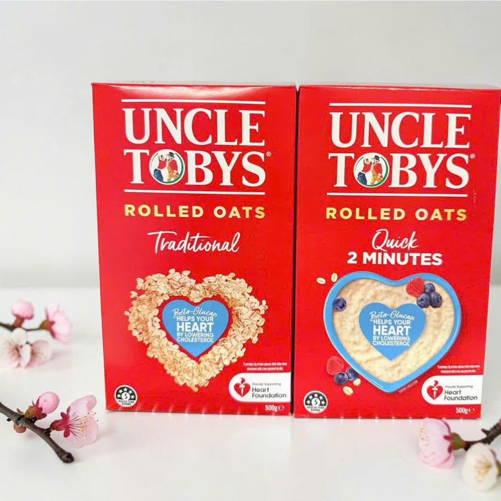 Uncle Tobys Oats Úc Gói 1kg Dùng Cho Nhiều Món Ăn