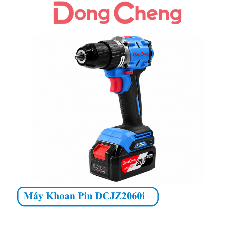 Máy Khoan Búa Vặn Vít Dùng Pin DongCheng DCJZ2060i (20V/4.0Ah) - Động Cơ Không Chổi Than Brushless