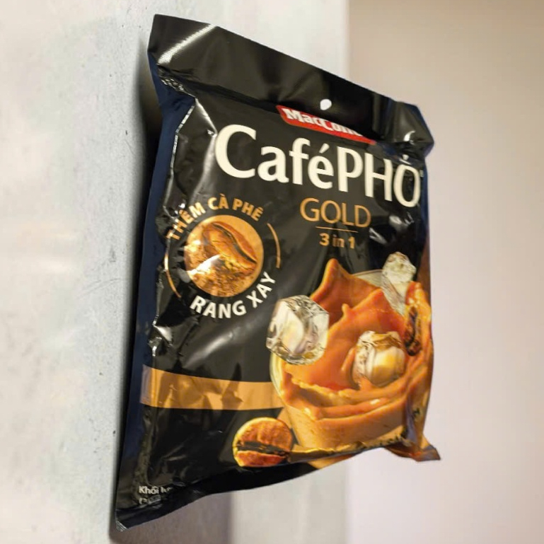 Cà phê sữa MacCoffee Café Phố Gold 3in1 gói lớn 870gr