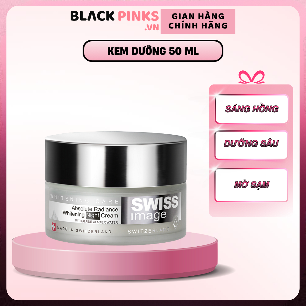 Kem dưỡng Swiss Image sáng da, giảm thâm nám ban đêm 50ml