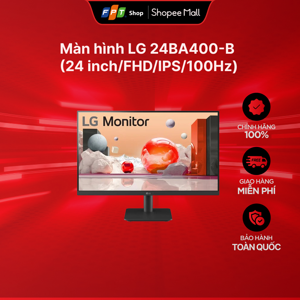 Màn hình LG 24BA400-B (24 inch/FHD/IPS/100Hz)