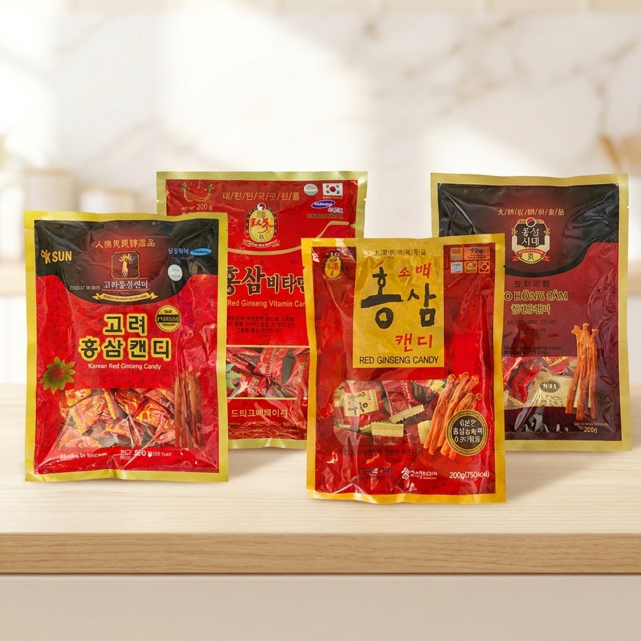 KẸO HỒNG SÂM 200GR HÀN QUỐC