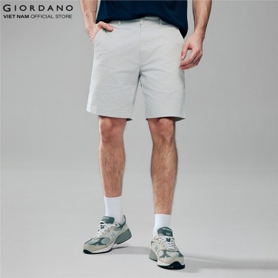GIORDANO Quần Shorts Khaki Nam 01106214