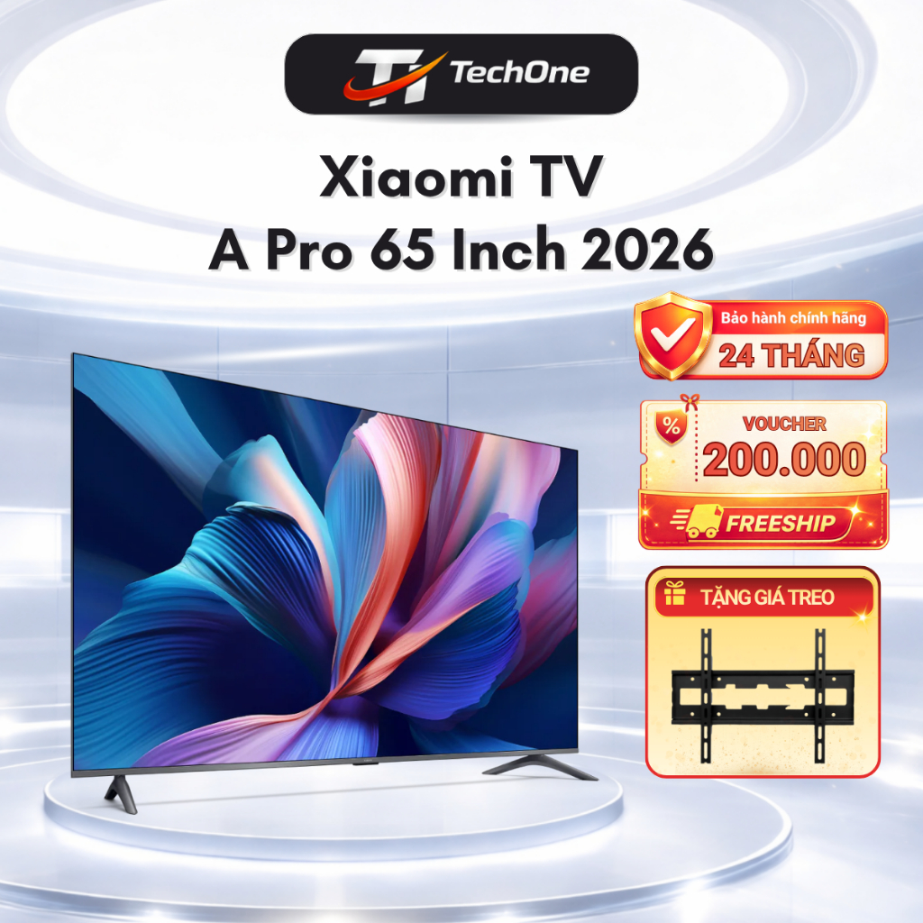 Xiaomi TV A Pro 65 Inch 2026 QLED 4K Google TV RAM 2GB ROM 8GB - Bảo Hành 2 Năm Tại Nhà