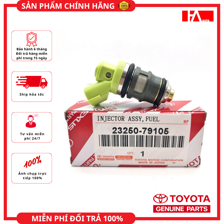 { Hàng Chính Hãng } Kim phun Toyota Hiace RZH 1RZ 2RZ