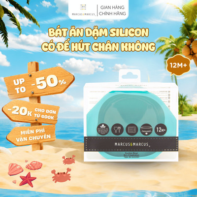 Bát Ăn Dặm Silicon Có Đế Hút Chân Không Chống Đổ Cho Bé Marcus & Marcus, Từ 12 Tháng - Ollie