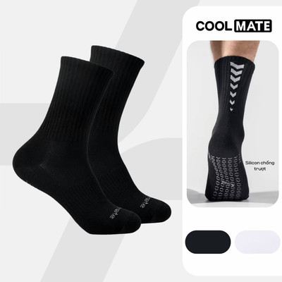 [MUA 2 GIẢM 5%]Tất Vớ thể thao cổ dài chống trượt tập gym thể thao Coolmate