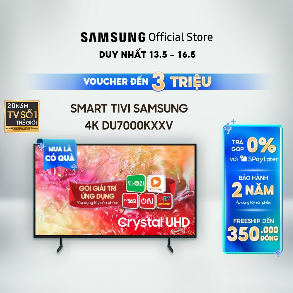 Smart Tivi Samsung 4K DU7000KXXV