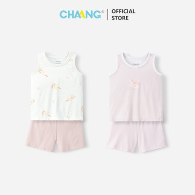 [CHAANG 6M-5Y] Bộ ba lỗ thông hơi Wild cho bé gái