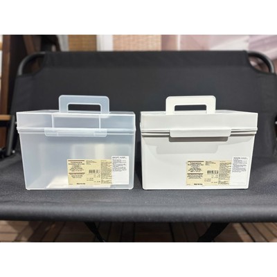 [26SS] MUJI Hộp Lưu Trữ Đa Năng Có Tay Cầm (Approx. W26*D18*H18 cm)