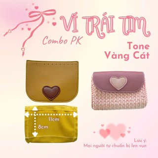 Combo Ví thẻ Trái tim