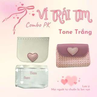Combo Ví thẻ Trái tim