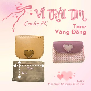 Combo Ví thẻ Trái tim