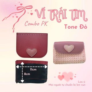 Combo Ví thẻ Trái tim