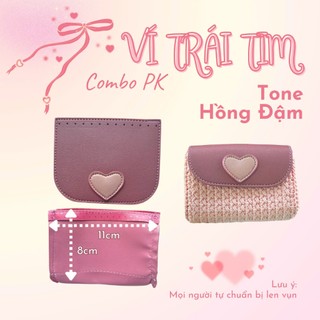 Combo Ví thẻ Trái tim