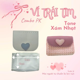 Combo Ví thẻ Trái tim