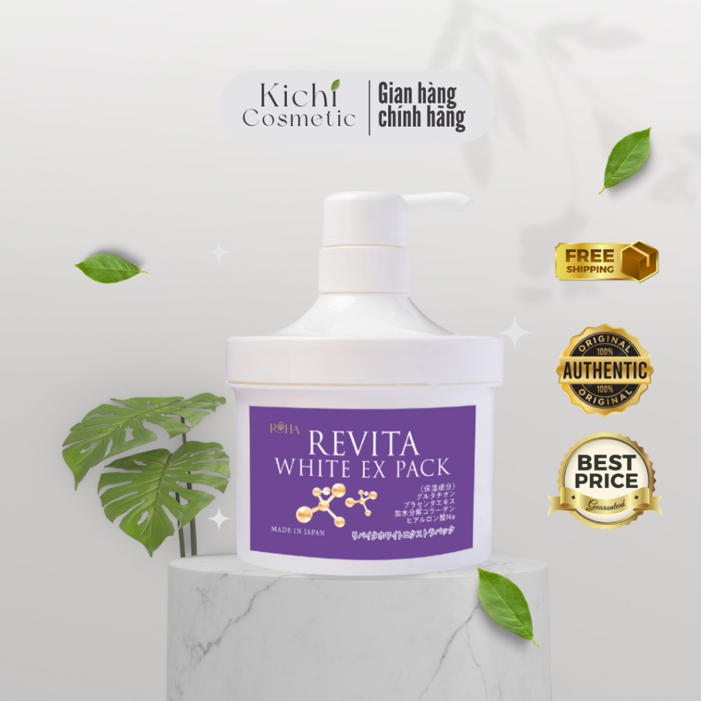 (hàng cty) Kem ủ trắng body Revita White Ex Pack 500g