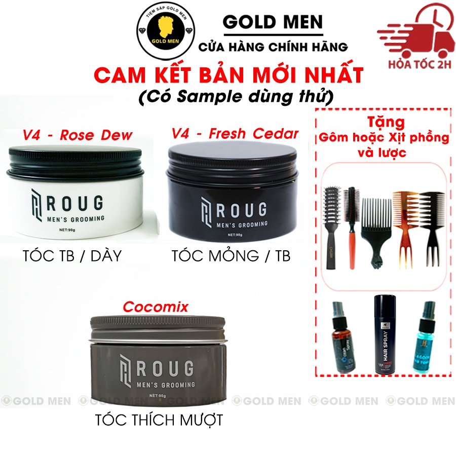 Sáp vuốt tóc Roug Matt Clay - Matte Clay