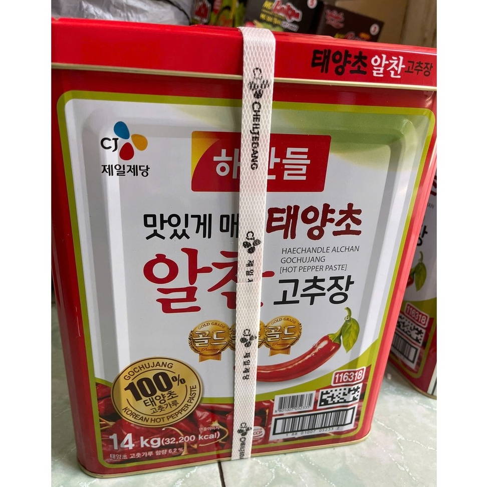 Tương ớt Hàn Quốc CJ GOCHUJANG thùng 14kg