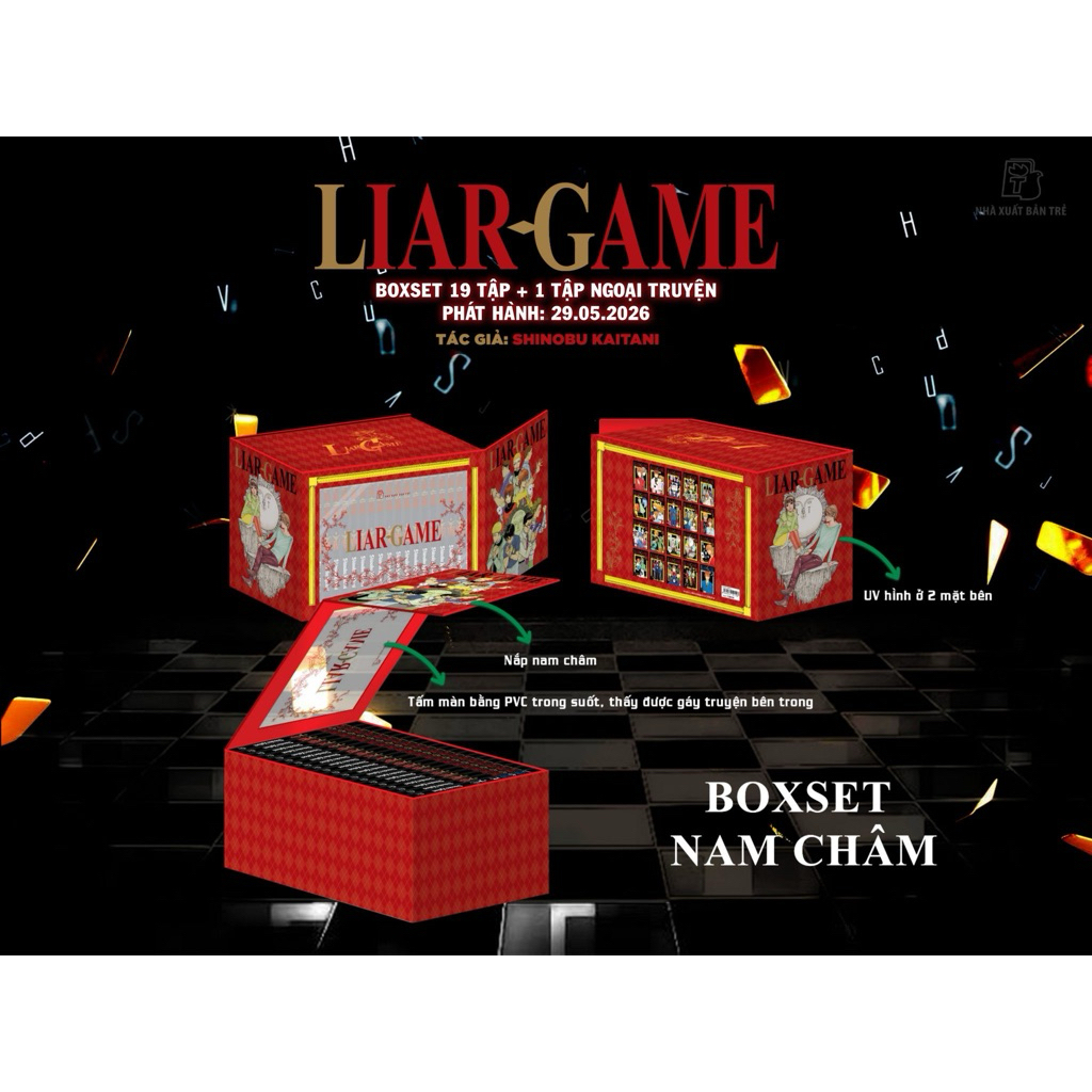 Truyện Tranh | Liar Game: Tập 1 - 19 + Ngoại Truyện (Bộ 20 Tập) - Box Nam Châm + Shikishi Standee + 