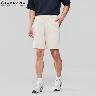 GIORDANO Quần Shorts Nam Lưng Thun Men Cool Touch Cotton Shorts 01106241