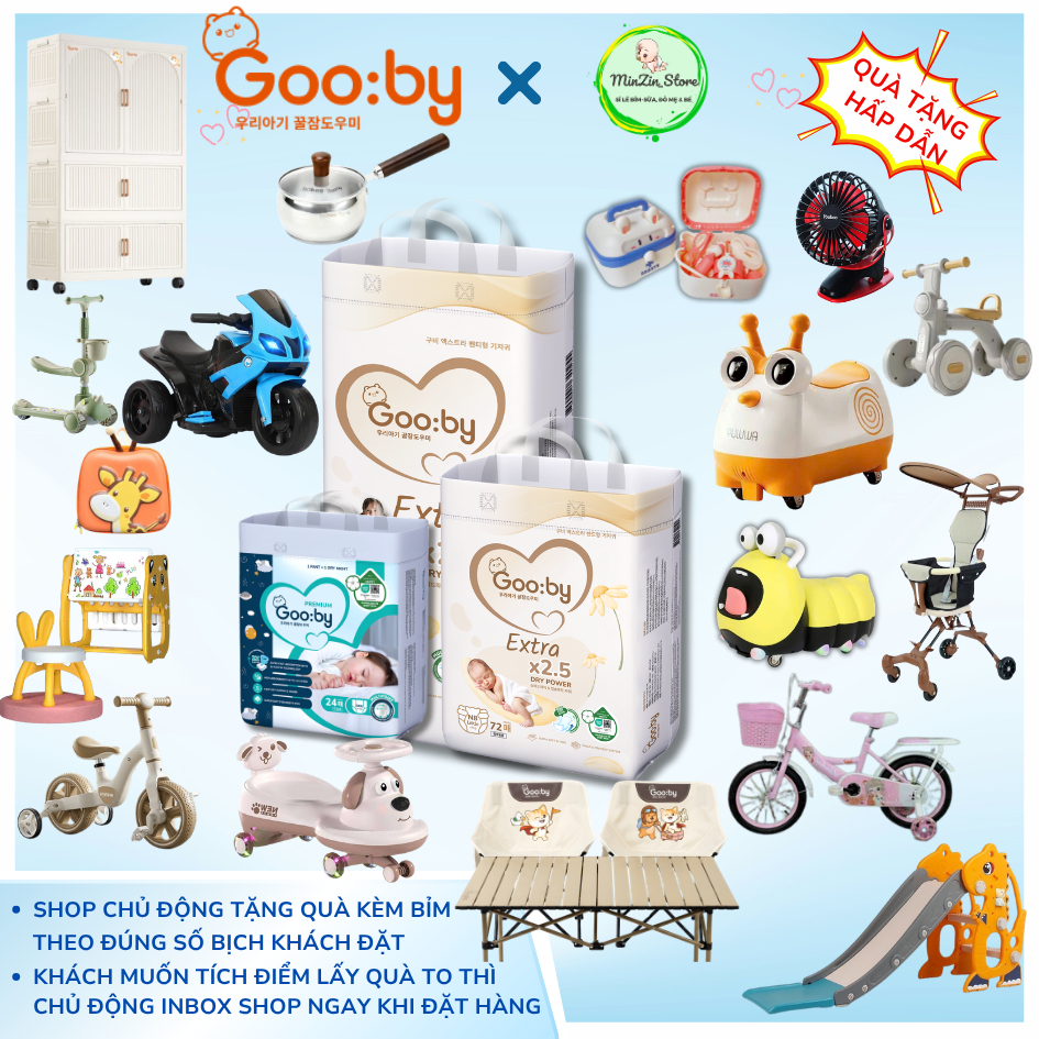 BỈM GOOBY HÀN QUỐC cho bé đủ size