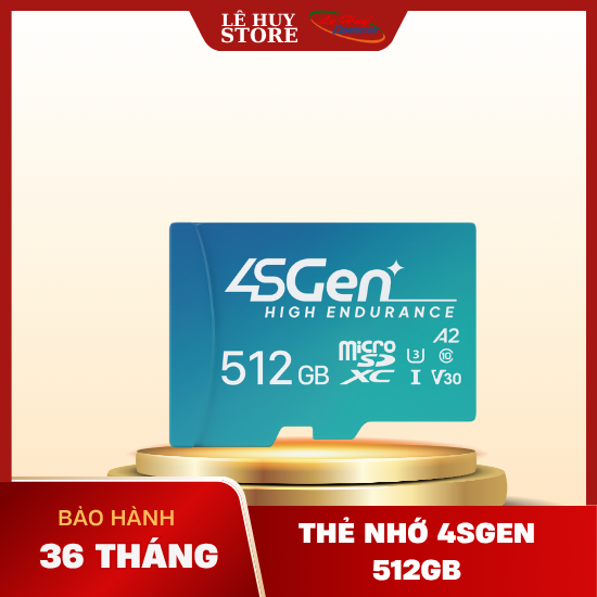 Thẻ Nhớ Micro SDXC 512Gb 4SGEN-512HT