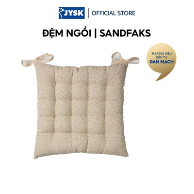 Đệm ngồi | JYSK SANDFAKS | polyester | be | R40xD40xC5cm